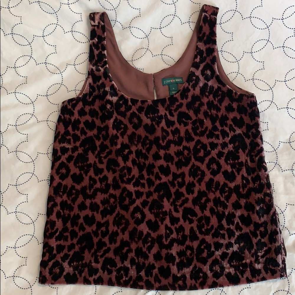 J. Crew Velvet Tank
